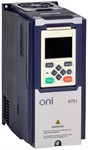 Преобразователь частоты K751 380В 3Ф 0,75кВт 2,5А со встроенным тормозом ONI